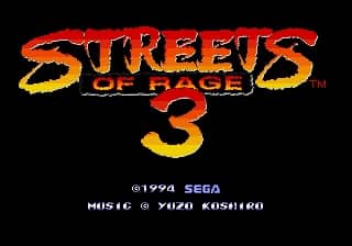 Streets of Rage 3