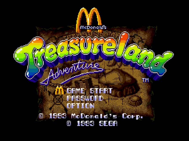 McDonald's Treasure Land Adventure
