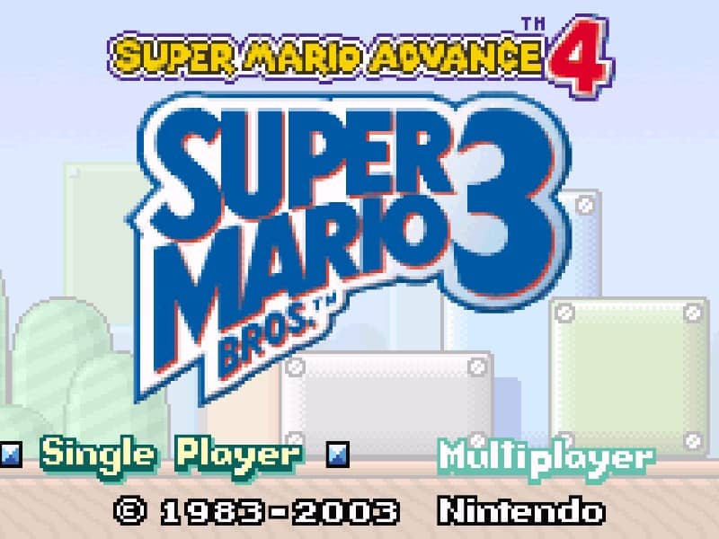 Super Mario Advance 4 : Super Mario Bros. 3